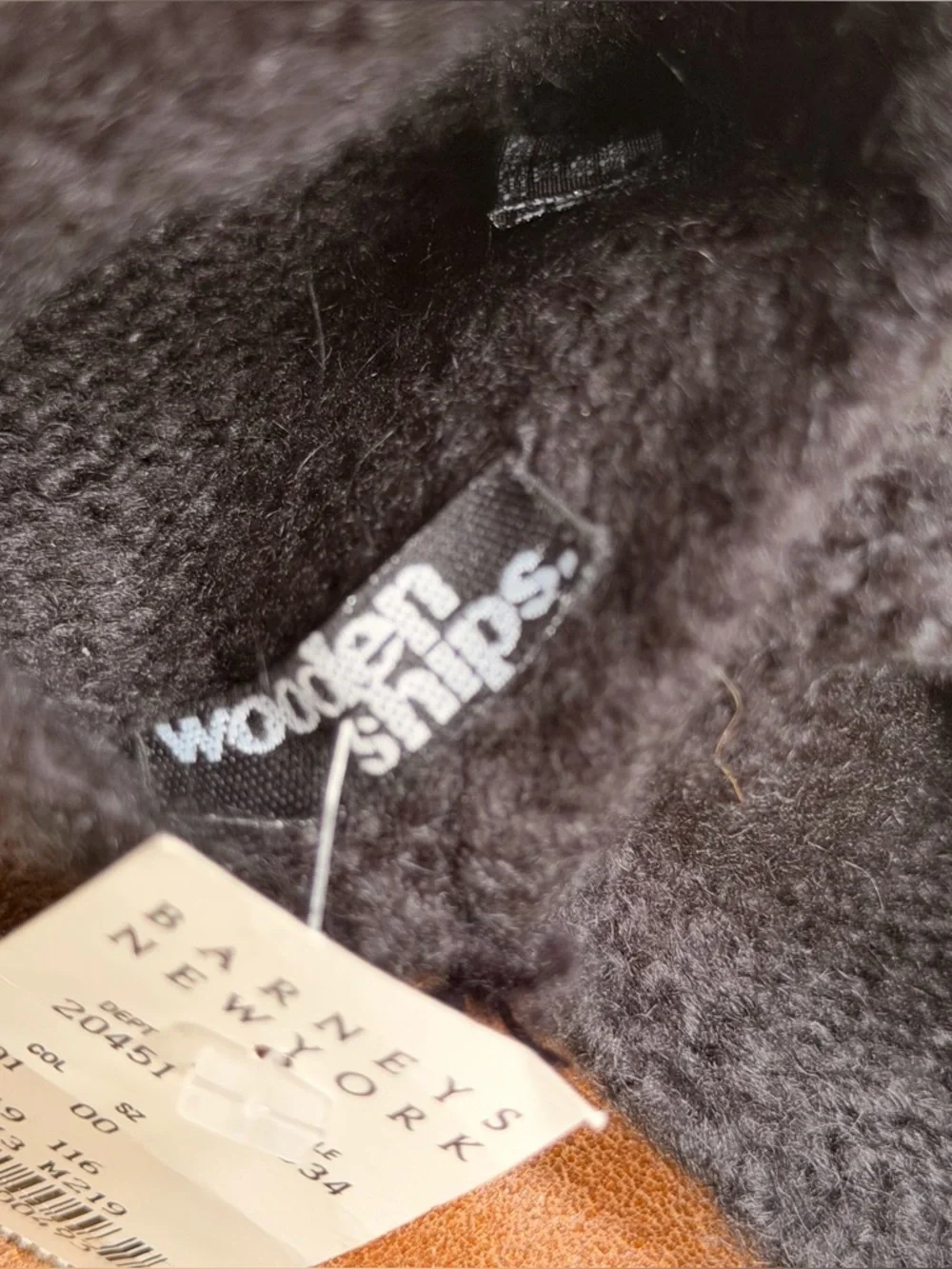 Wooden Ships Paola Buendia, Mohair wool Blend Knit Skull Mittens NWT